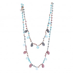 Collana uncinetto con Goccie Collana uncinetto con Goccie